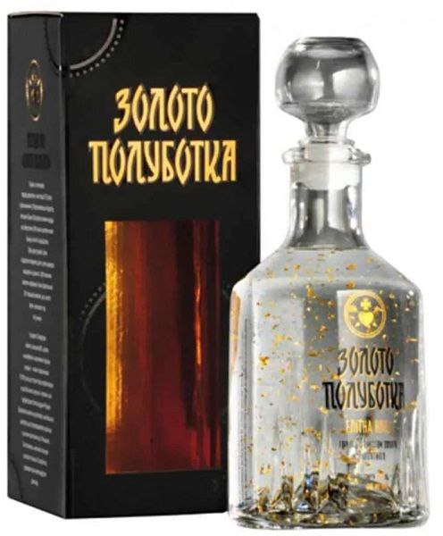 Горілка Золото Полуботка 40% 0.7 л gift box
